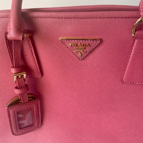 Prada TAMARIS  Saffiano Lux BN2558 Leather Tote - Picture 2 of 16